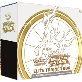 Pokemon Sword & Shield - Brilliant Stars - Elite Trainer Box (Arceus) - Pokemon kort